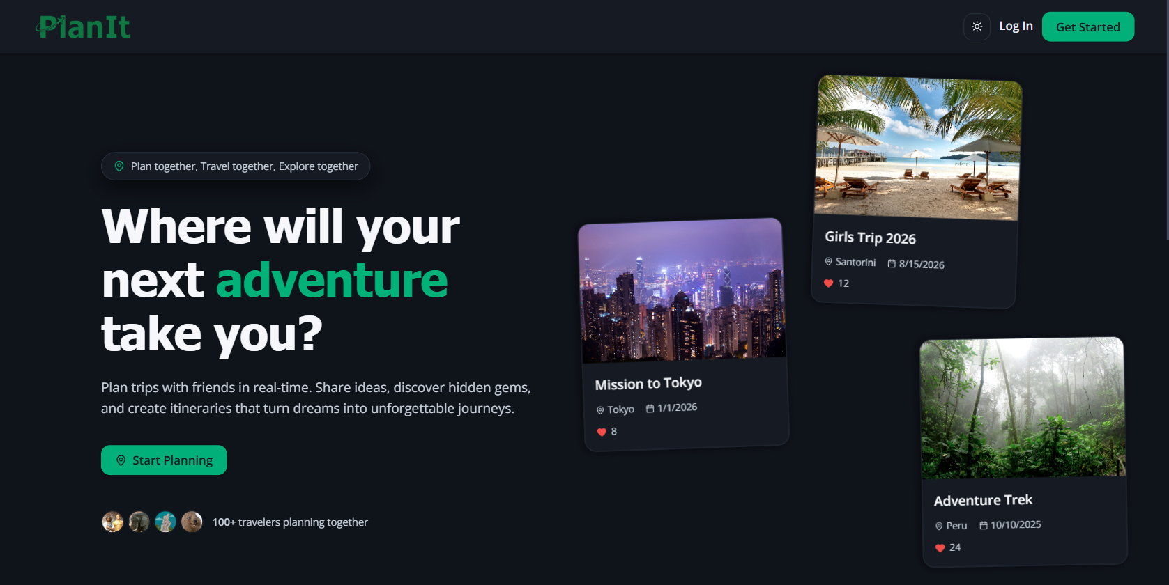 PlanIt screenshot