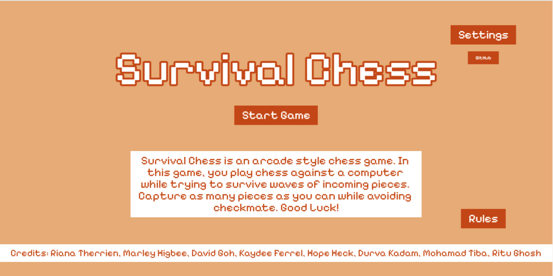 Survival Chess screenshot